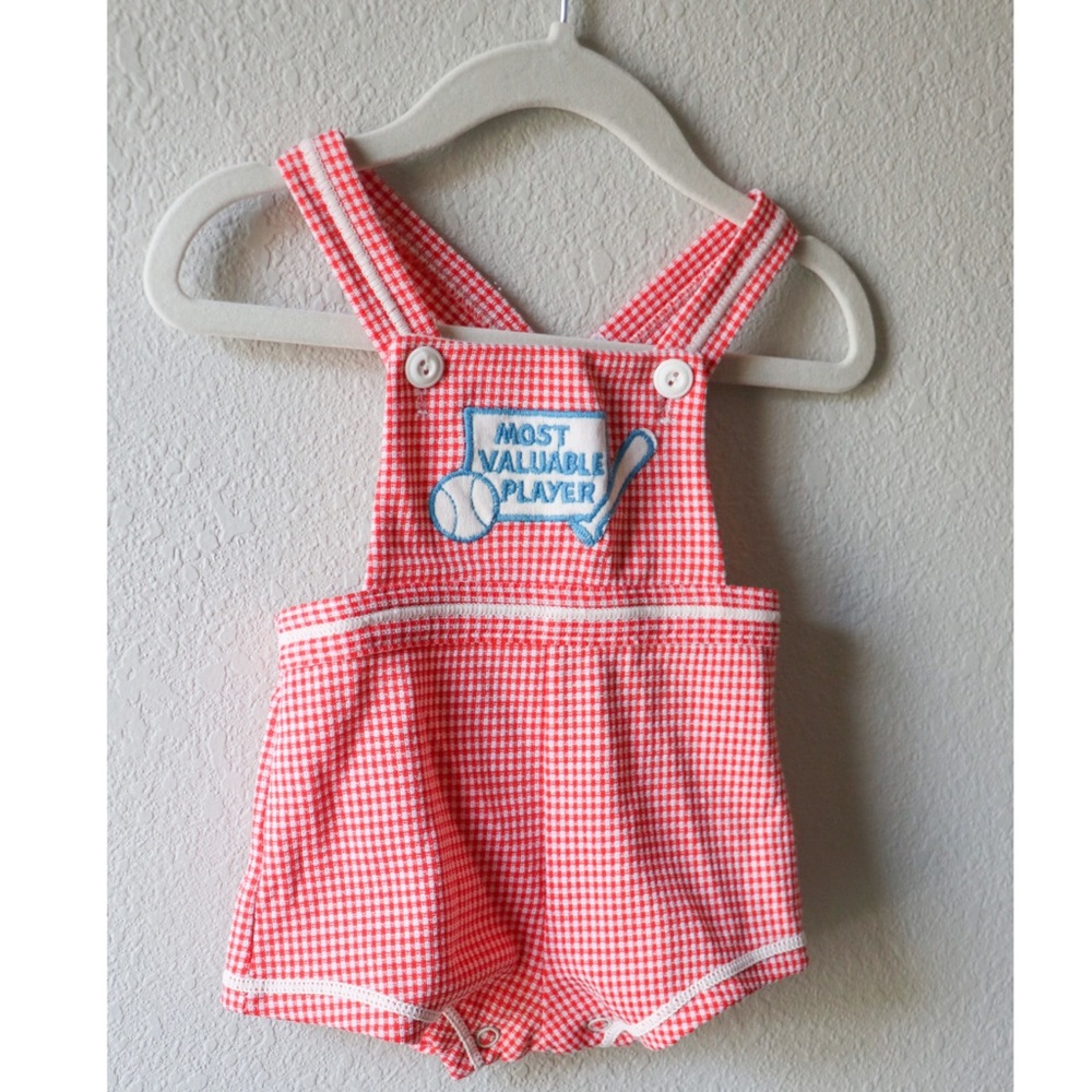 Vintage Carter’s baseball overalls